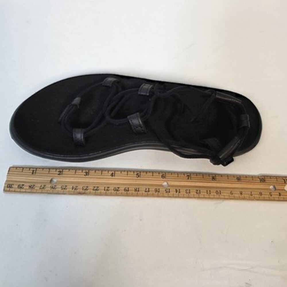 Teva Womens Size 7 Voya Infinity Strappy Sandals Black 1019622 Mush Topsole - Picture 8 of 16